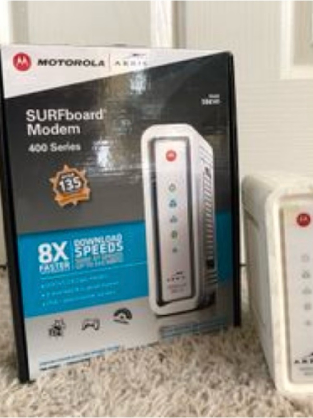 Motorola White SURFboard 460 Series Cable Modem